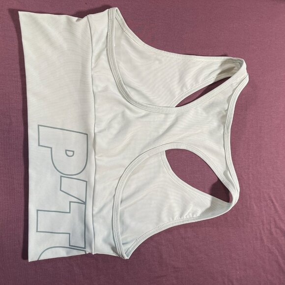 P'tula Bree crop top - cropped racerback tank in light mint green - size large - Picture 6 of 7